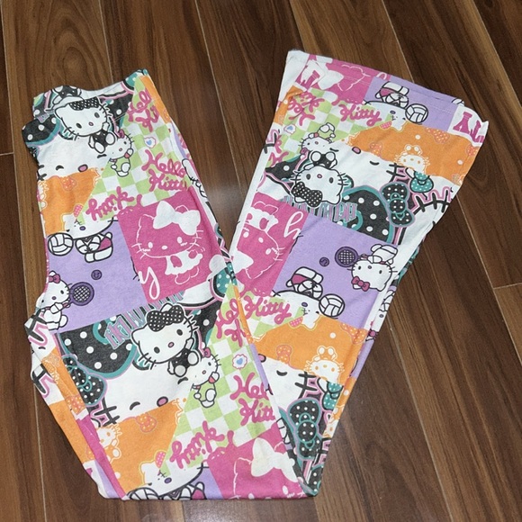 Hello Kitty Pants - Size 8 hello kitty new girl order bell bottom flare pants